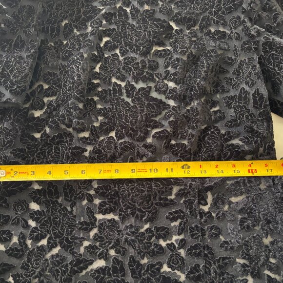 Vampire's Wife Short Black Velvet Dress - Size 14/18UK - NWT - Picture 11 of 16